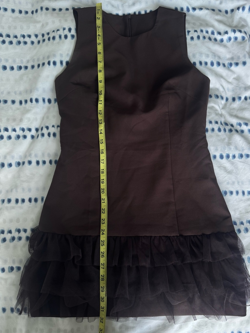 Commense Ruffled Hem Sleeveless Dress - Size S - Picture 8 of 9
